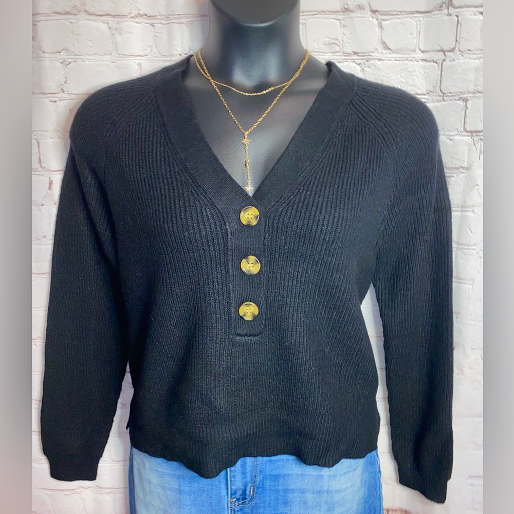 Black Pullover Sweater
